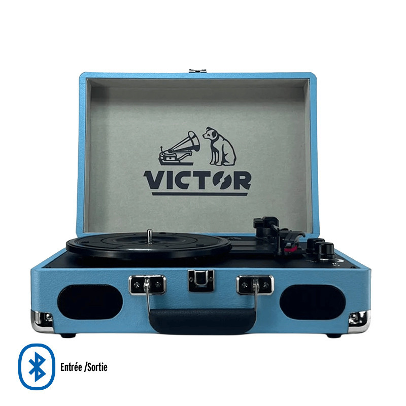 Mallette tourne disque rétro bluetooth Victor Metro Plus
