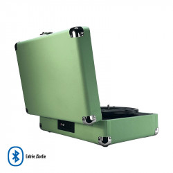 Mallette tourne disque rétro bluetooth Victor Metro Plus