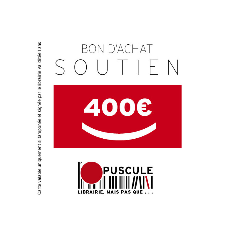 Bon d'achat de soutien de l'Opuscule